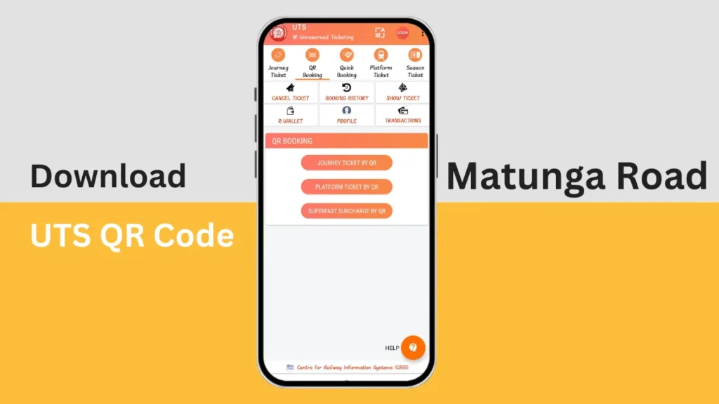 Matunga Road UTS QR Code Poster